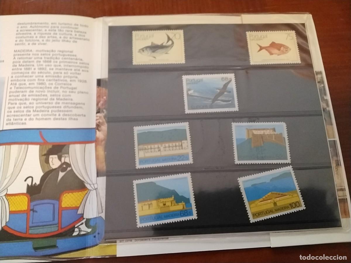 Sellos: Sellos Madeira 1986 completo - Foto 2