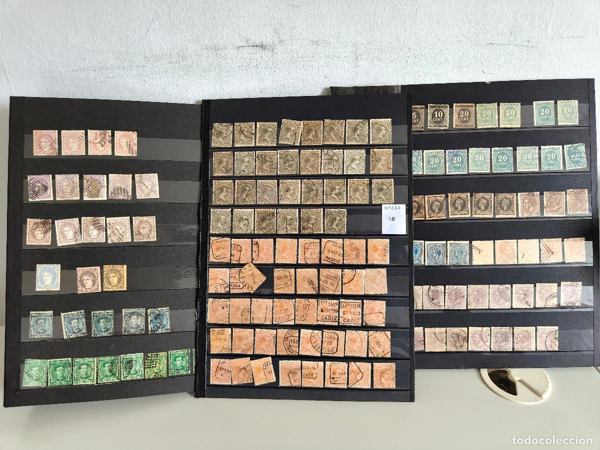 Sellos: Espa&ntilde;a Sellos Siglo XIX Gran Lote sellos Clasicos Altisimo Valor Catalogo