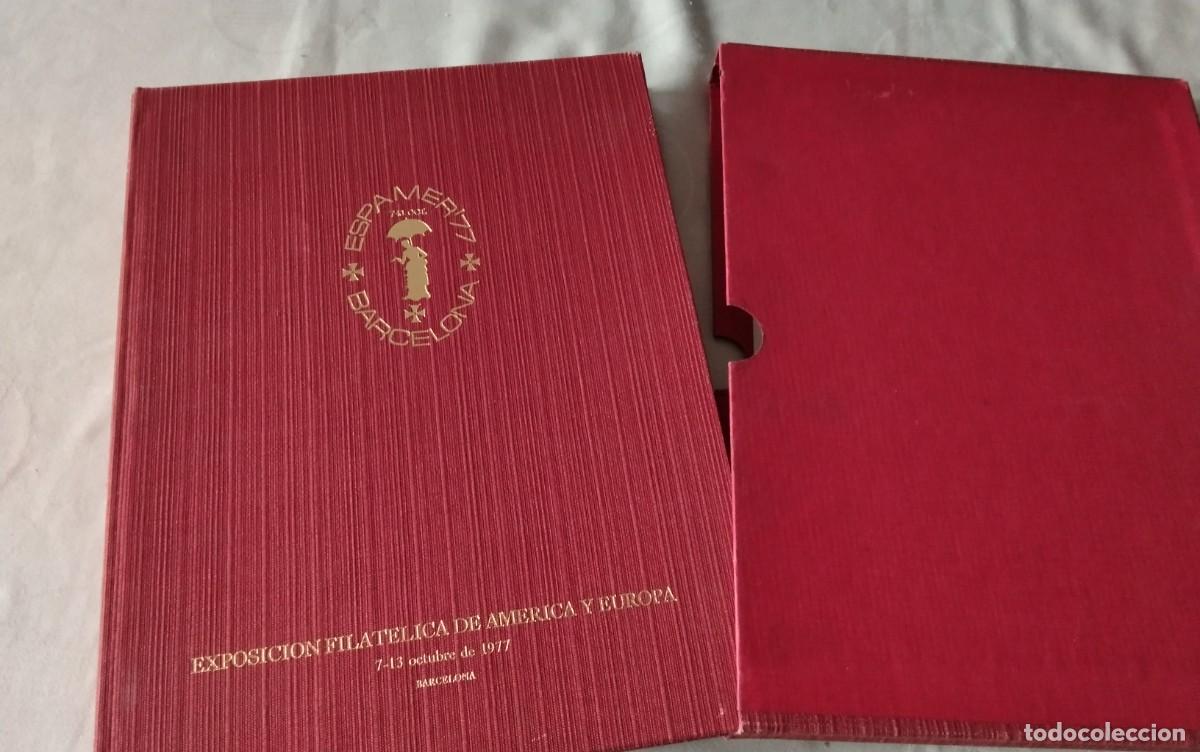 Sellos: BARCELONA LIBRO COMPLETO CON TODAS LAS HJAS Y PRUEBAS DE ESPAMER 77 , DIFICIL ASI