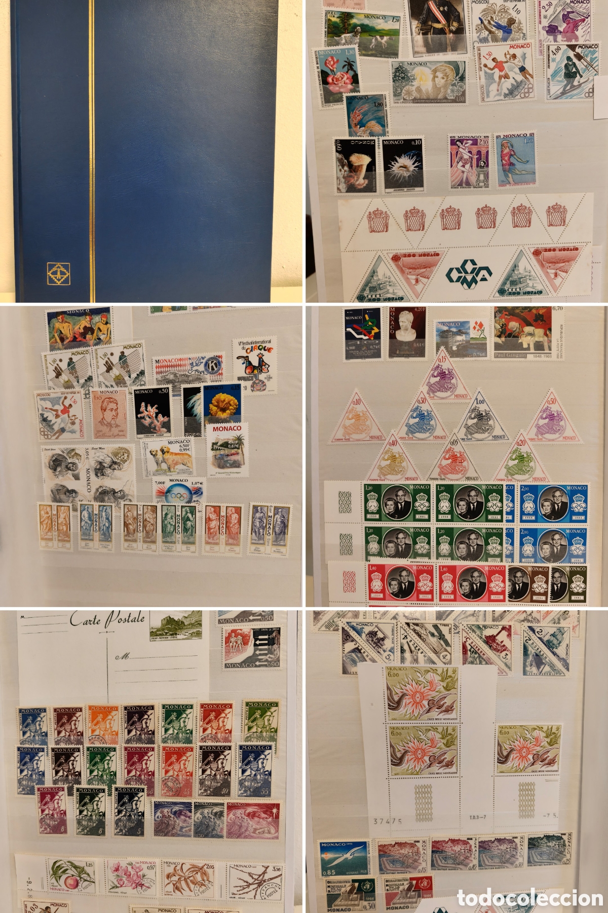 Sellos: Monaco lote sellos Resto Colecci&oacute;n sellos nuevos ***. Bordes de hoja Alt&iacute;simo valor Catalogo