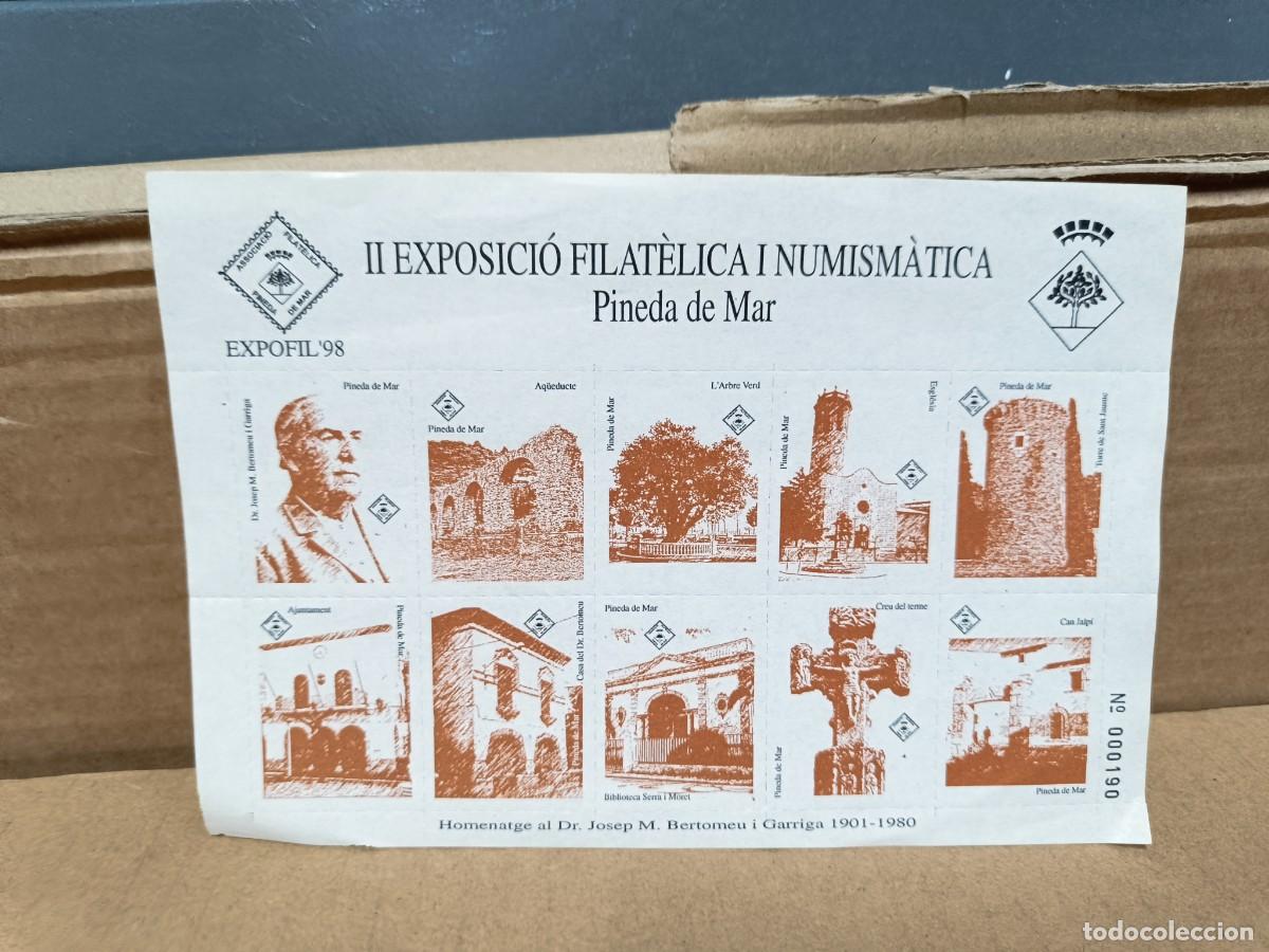 Sellos: ANTIGUA COLECCION DE SELLOS VI&Ntilde;ETAS, II EXPO FILATELICA NUMISMATICA PINEDA DE MAR 1980, NUMERADO P22