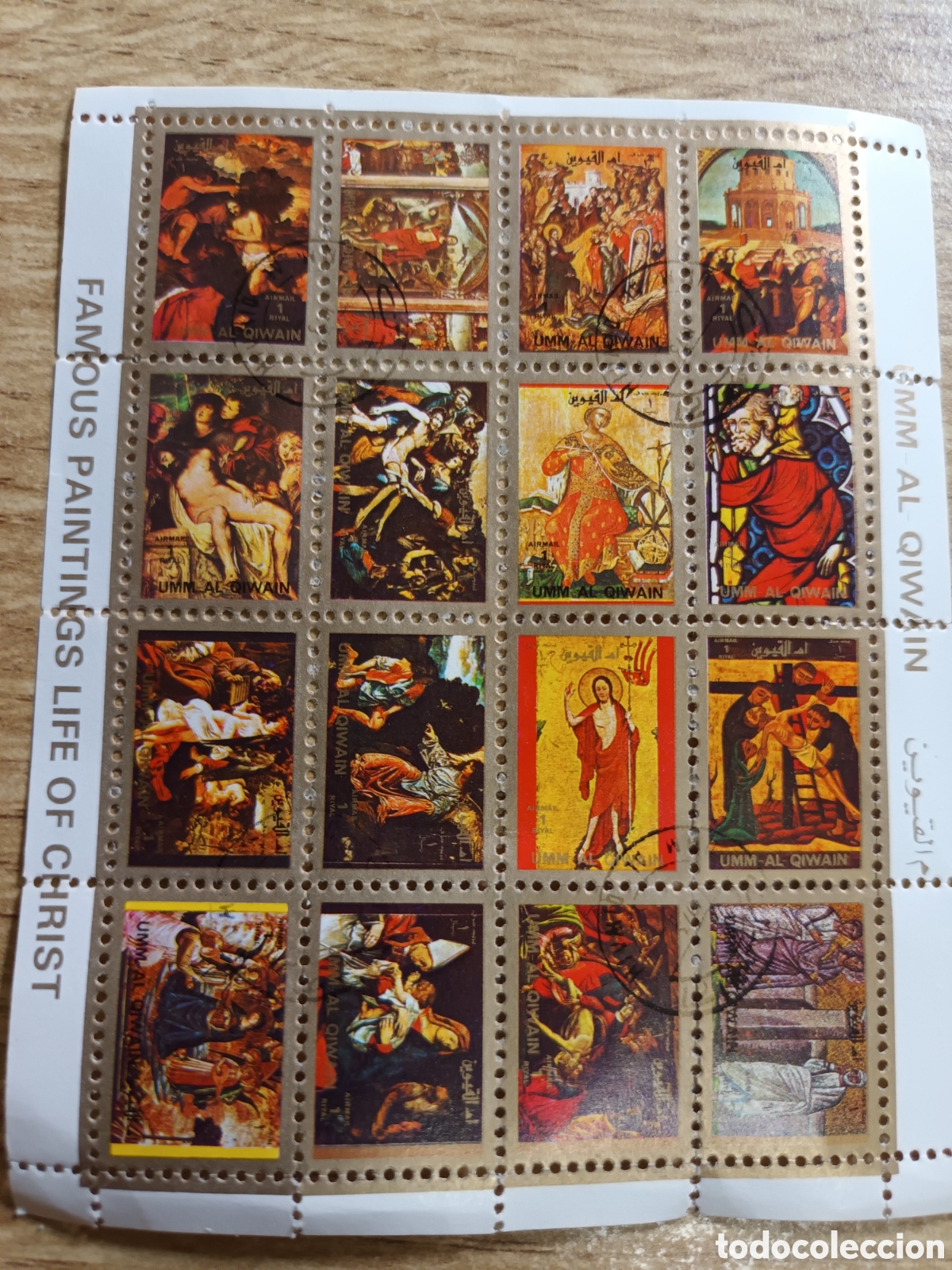 Sellos: SELLOS PINTURAS FAMOSAS DE LA VIDA CRISTO