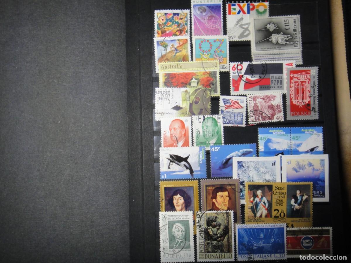 Timbres: Clasificador cuartilla, con + de 350 sellos WW, para colecci&oacute;n, cambio, etc....Rf 2156/63