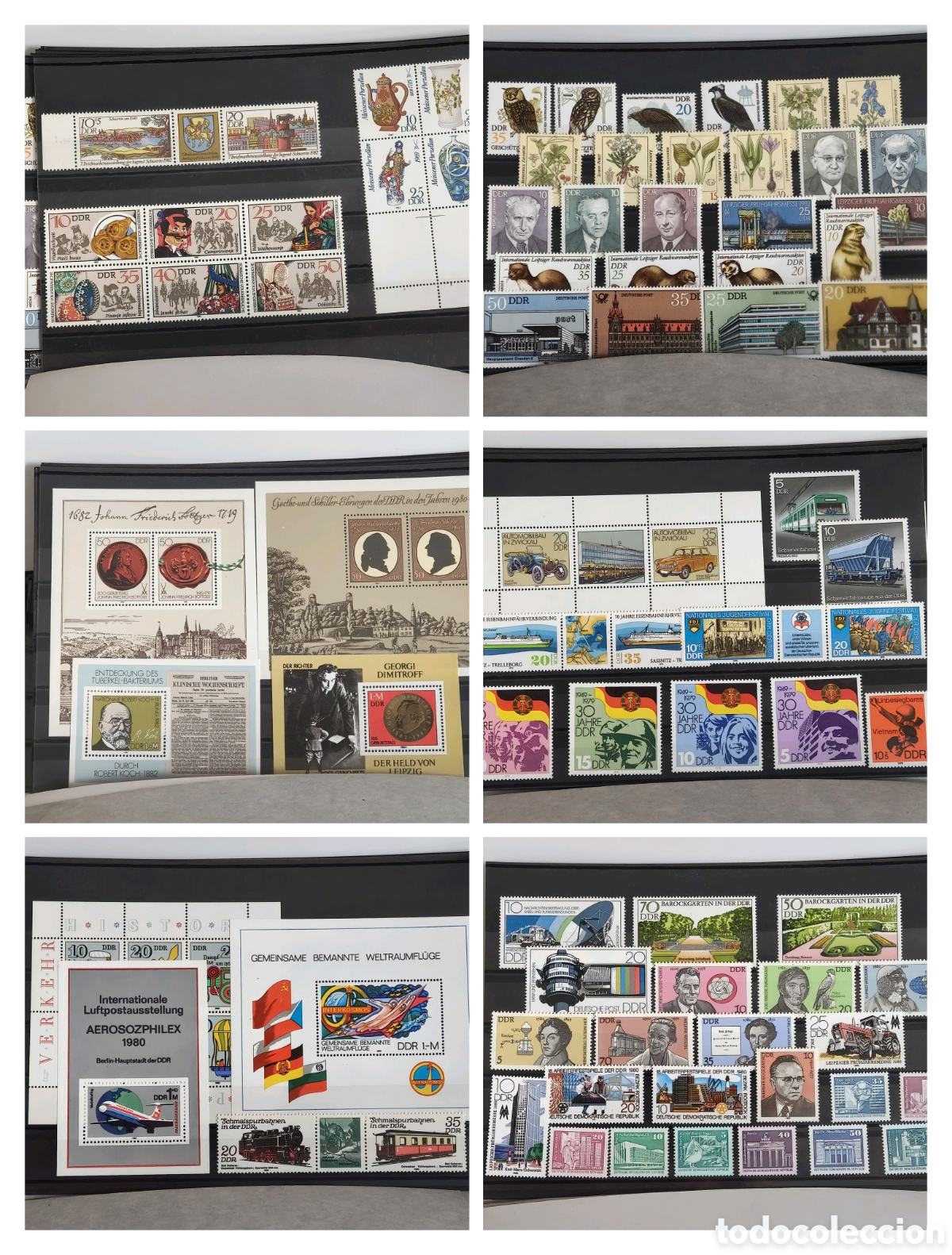 Timbres: Alemania Oriental DDR gran lote sellos altisimo valor Catalogo sellos nuevos ***