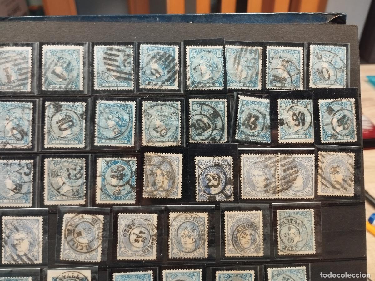 Briefmarken: DAR 81. CLASIFICADOR CON SELLOS DE ESPA&Ntilde;A I CENT. LEER DESCRIPCION COMPLETA Y VER FOTOS