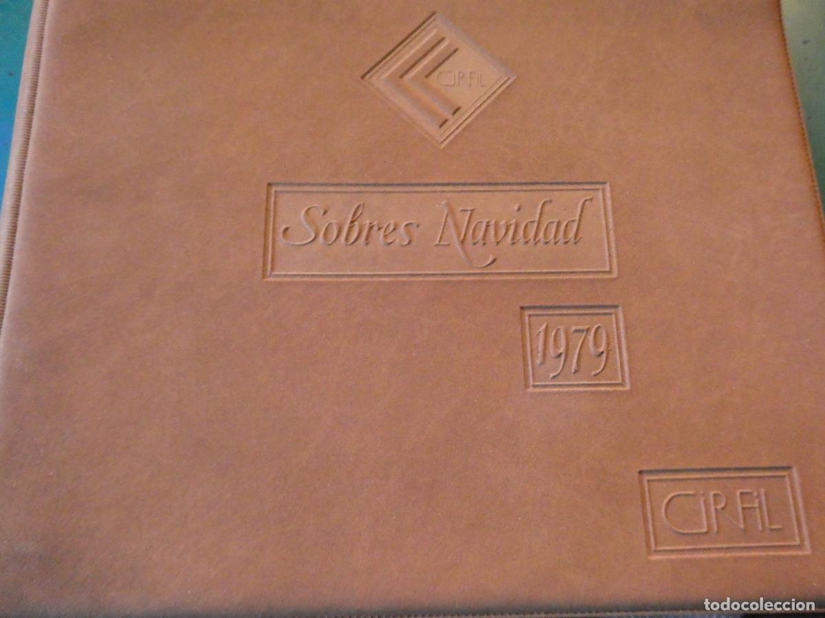 Sellos: &Aacute;LBUM FILAT&Eacute;LICO A&Ntilde;O 1979 SOBRES DE NAVIDAD LIECHTENSTEIN MAN SAN MARINO ANDORRA AUSTRIA MONACO 900G