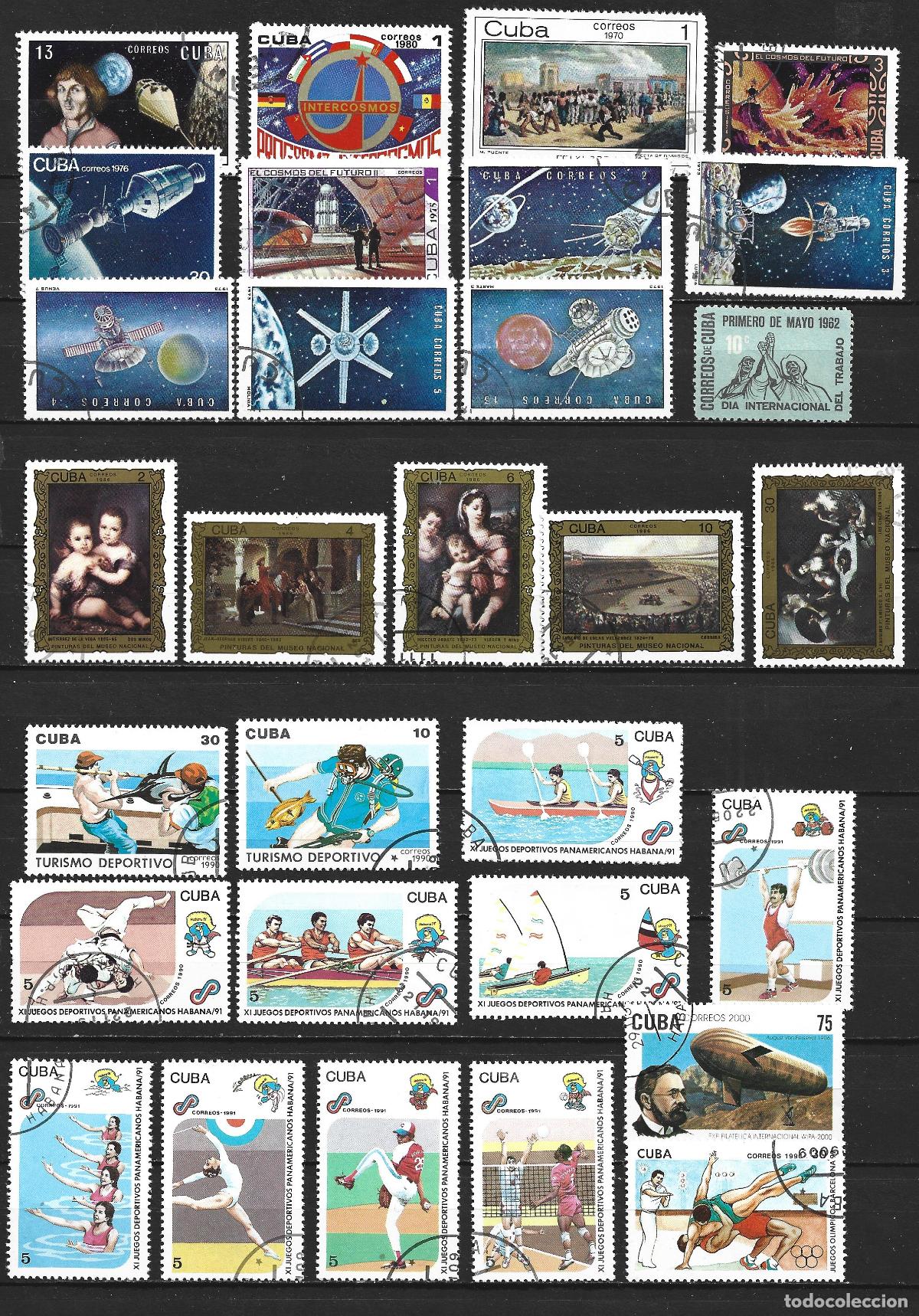 Sellos: CUBA CONJUNTO DE SELLOS USADOS - Foto 1
