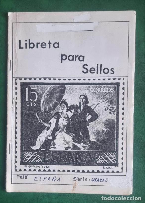 Sellos: LIBRETA SELLOS USADOS ESPA&Ntilde;A LIBRETA - Foto 1