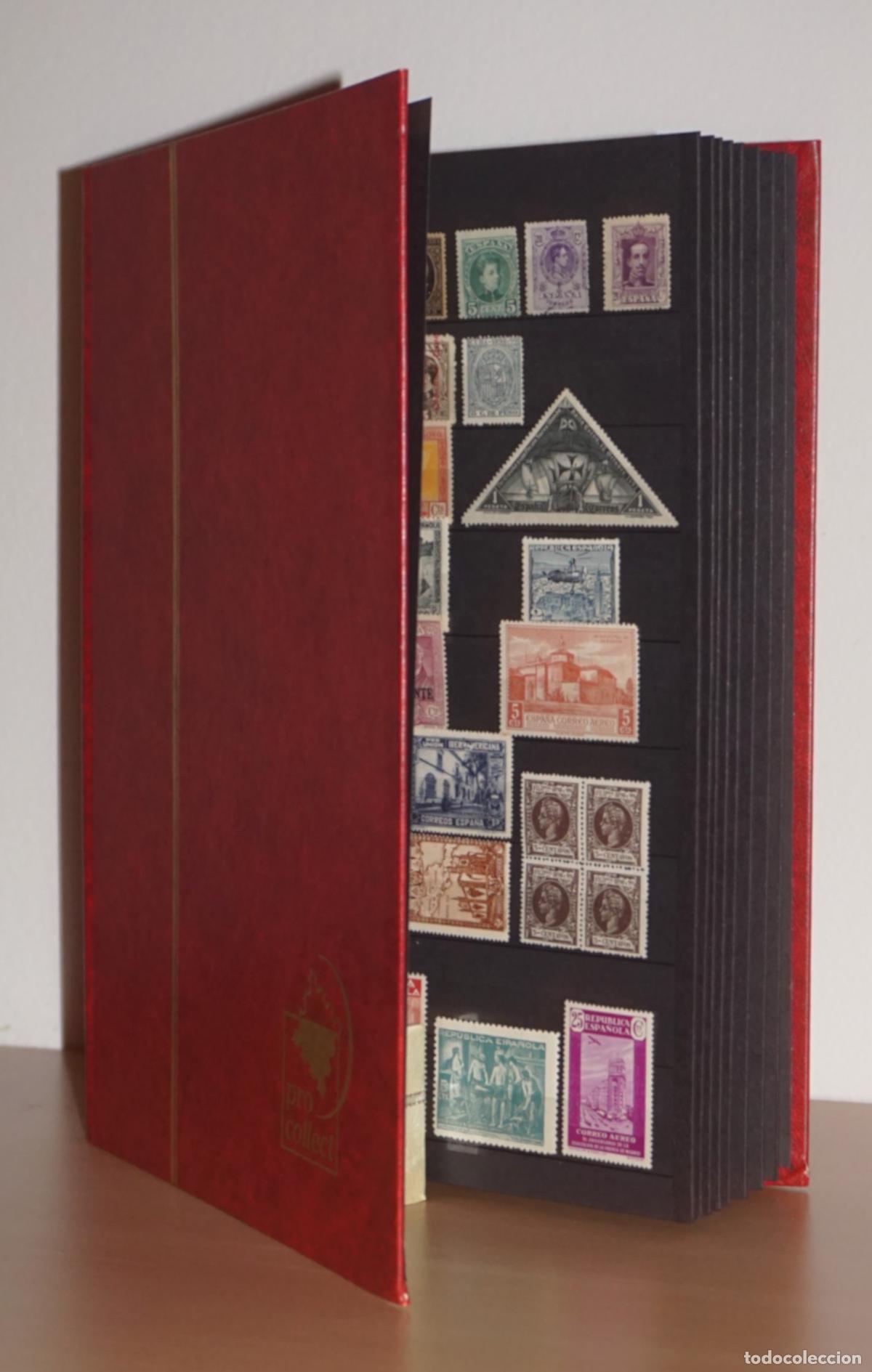 Timbres: Clasificador con unos 480 sellos de Espa&ntilde;a nuevos, 1er y 2&ordm; Centenario. Ver todas las fotograf&iacute;as