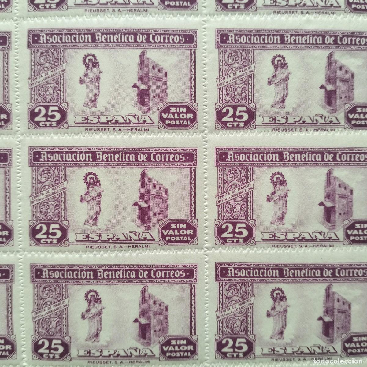Briefmarken: UNICO, OPORTUNIDAD.4 pliegos completos, ASOCIACI&Oacute;N BEN&Eacute;FICA DE CORREOS.distintos valores