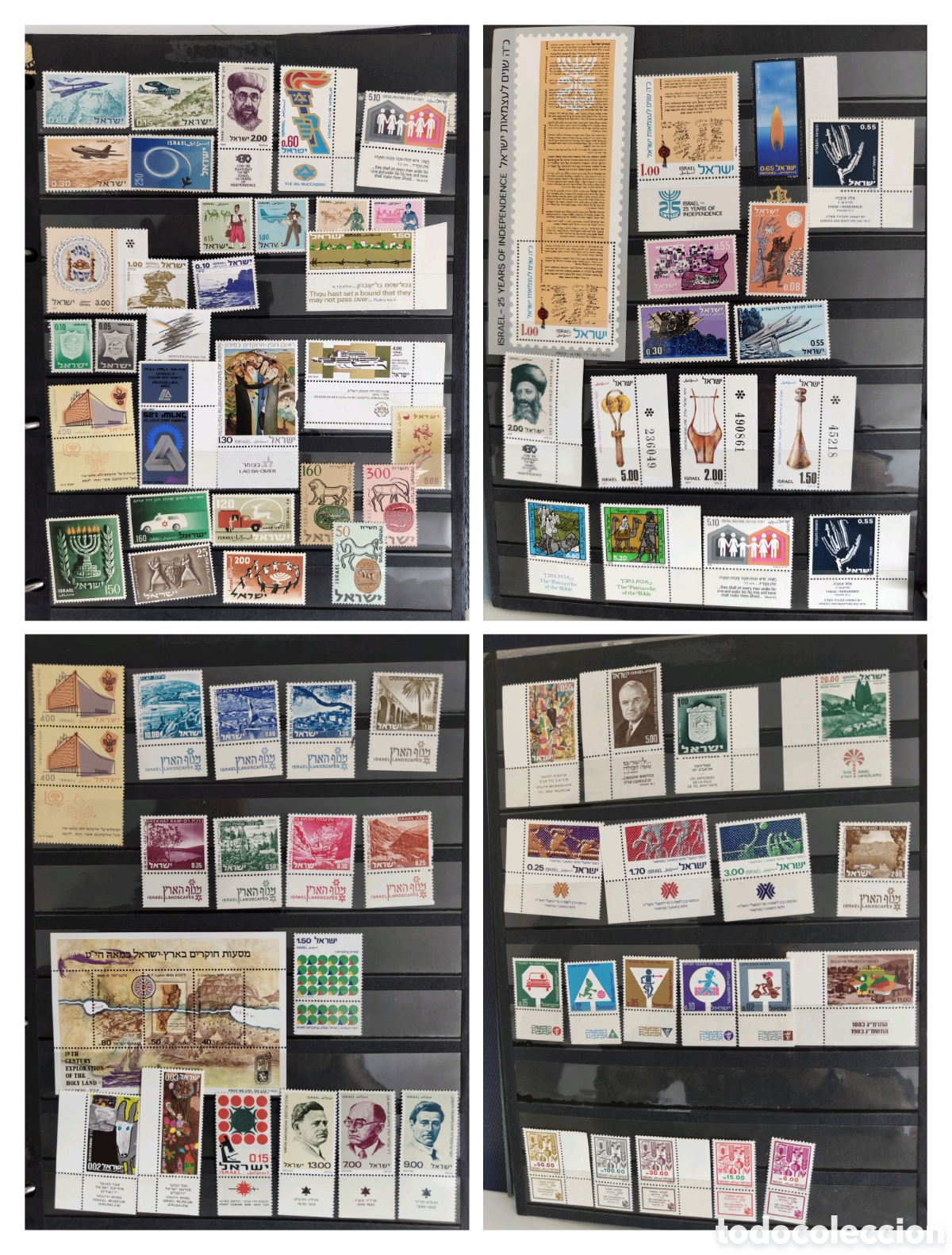 Briefmarken: Israel lote sellos resto colecci&oacute;n sellos nuevos 90%**/*