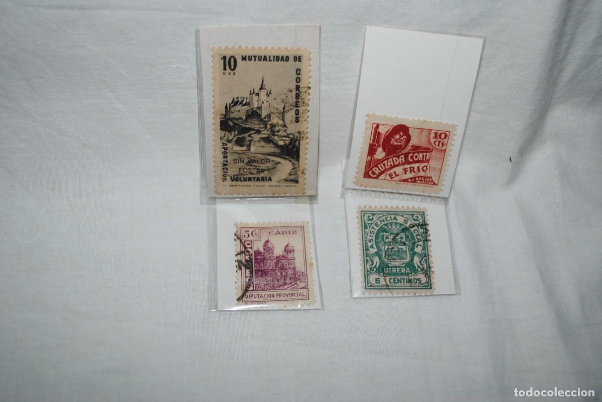 Sellos: SELLOS PARA CALECCION , LOTE DE CUATRO . - Foto 1