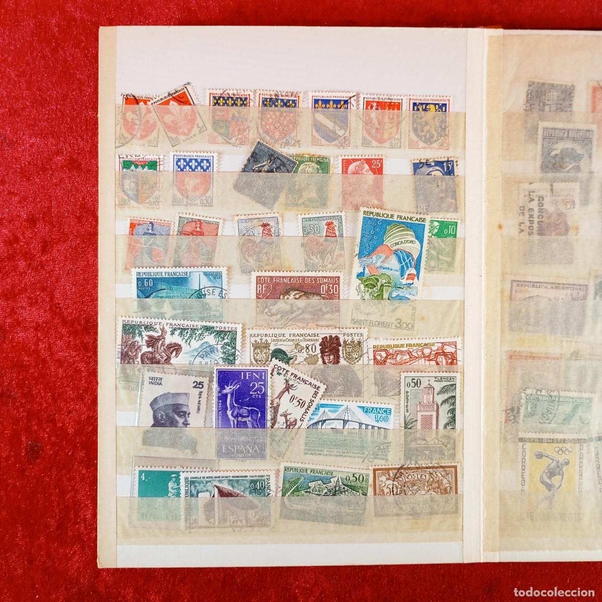 Sellos: &Aacute;LBUM DE SELLOS - COLECCION DE CIENTOS DE SELLOS - VER FOTOS DE LO QUE INCLUYE / 3751