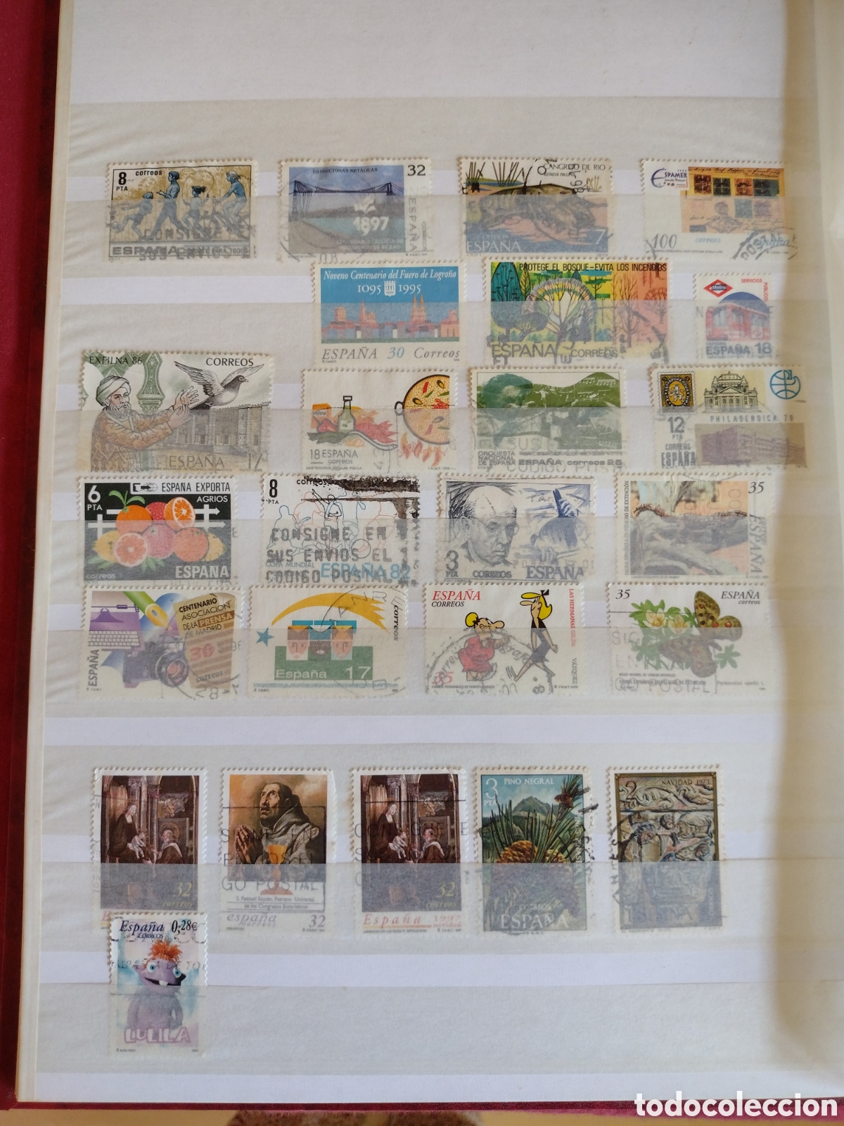 Selos: Colecci&oacute;n de sellos espa&ntilde;oles, clasificados