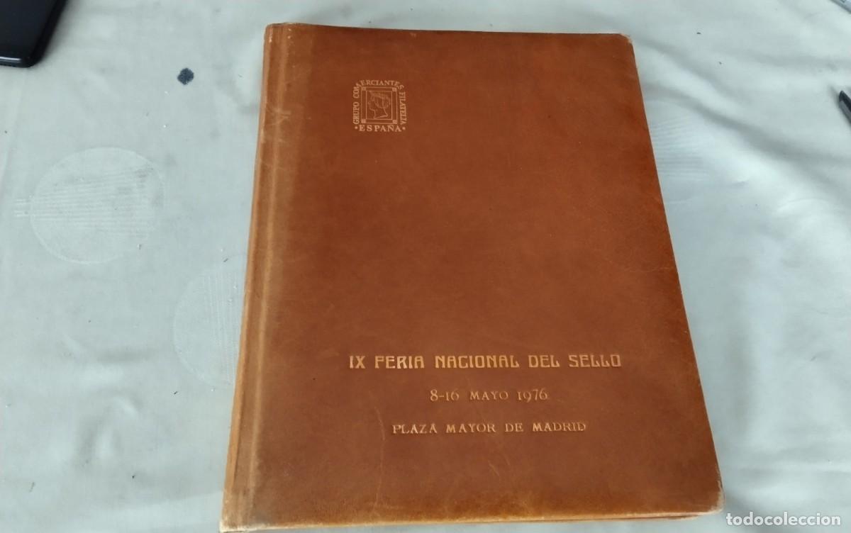 Francobolli: MADRID LIBRO COMPLETO IX FERIA NACIONAL DEL SELLO 1976 , INCLUYE HOJAS PICASSO , MUY DIFICL