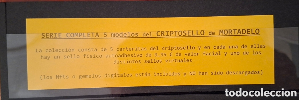 Sellos: Colecci&oacute;n completa de los 5 criptosellos de Mortadelo - Foto 2