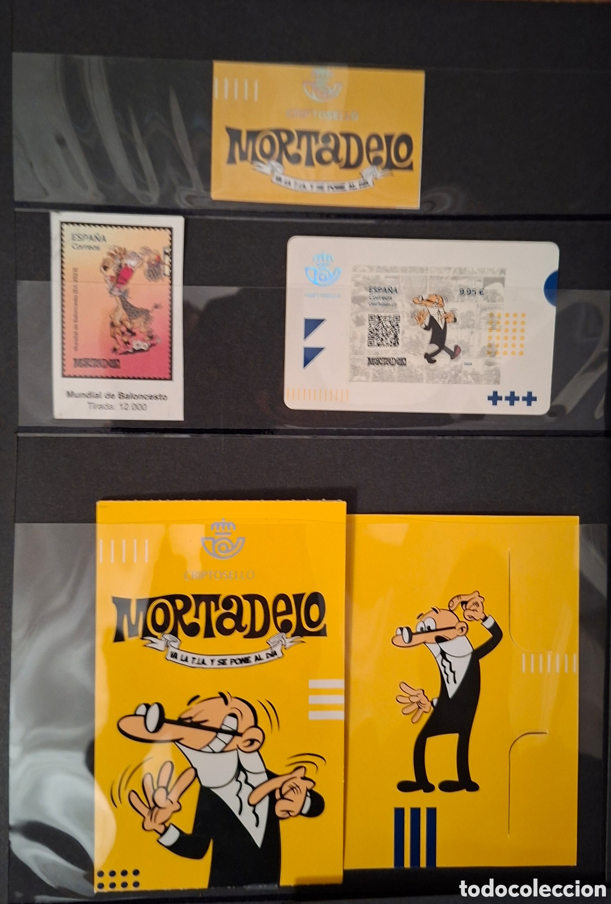 Sellos: Colecci&oacute;n completa de los 5 criptosellos de Mortadelo - Foto 3