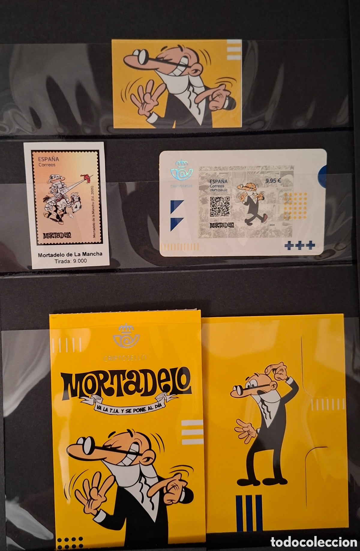 Sellos: Colecci&oacute;n completa de los 5 criptosellos de Mortadelo - Foto 4
