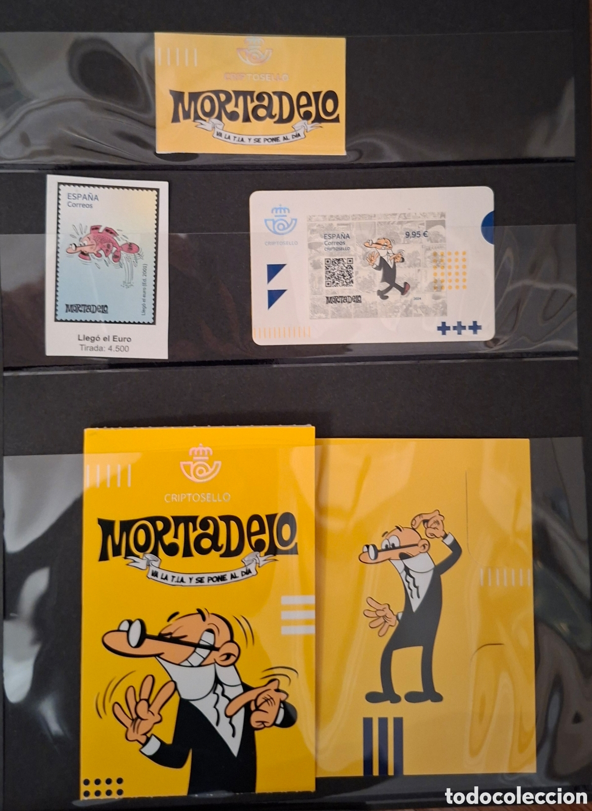 Sellos: Colecci&oacute;n completa de los 5 criptosellos de Mortadelo - Foto 5
