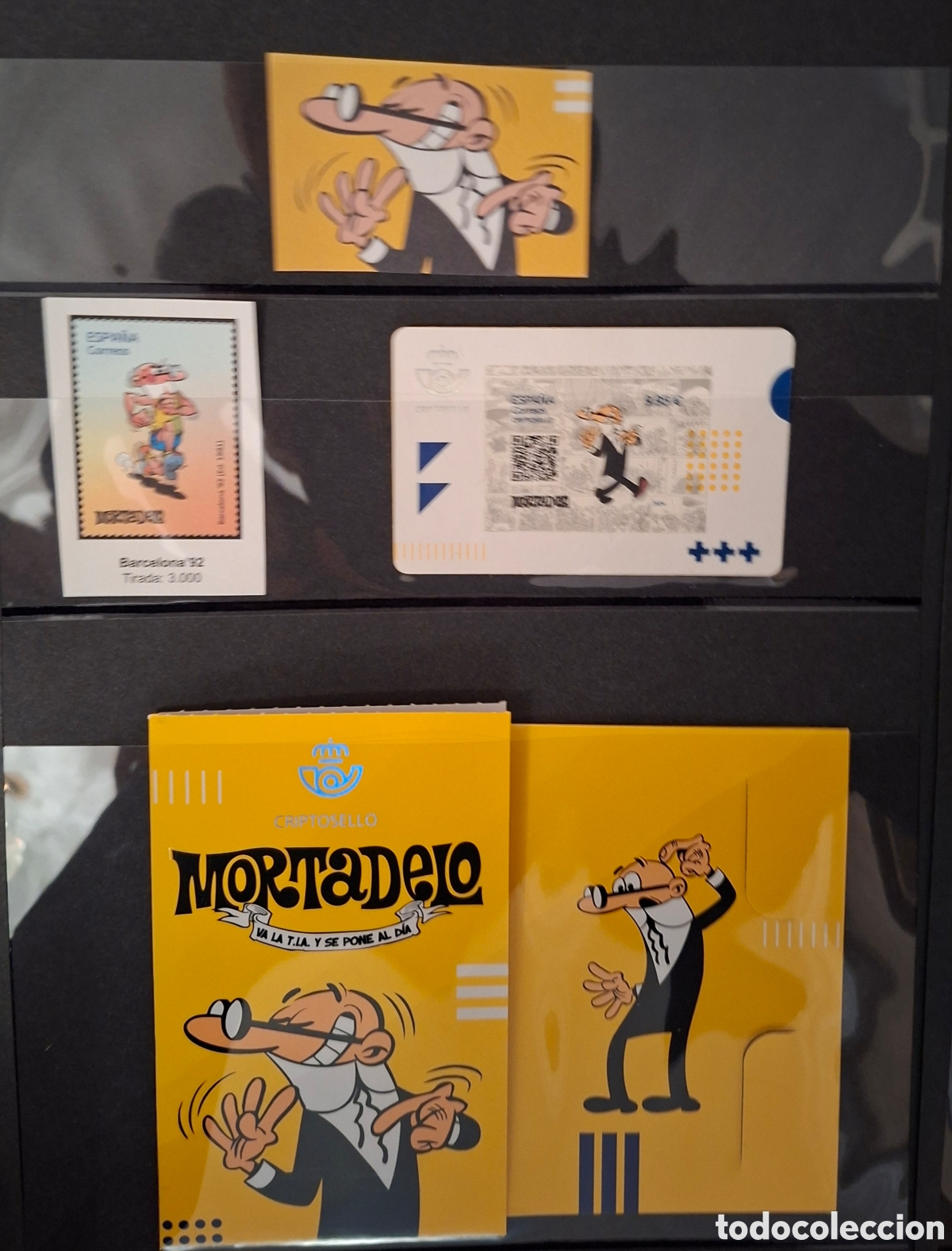 Sellos: Colecci&oacute;n completa de los 5 criptosellos de Mortadelo - Foto 6