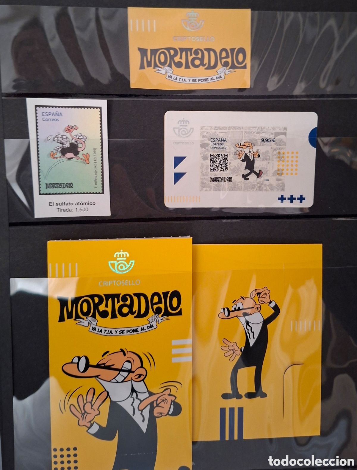 Sellos: Colecci&oacute;n completa de los 5 criptosellos de Mortadelo - Foto 7