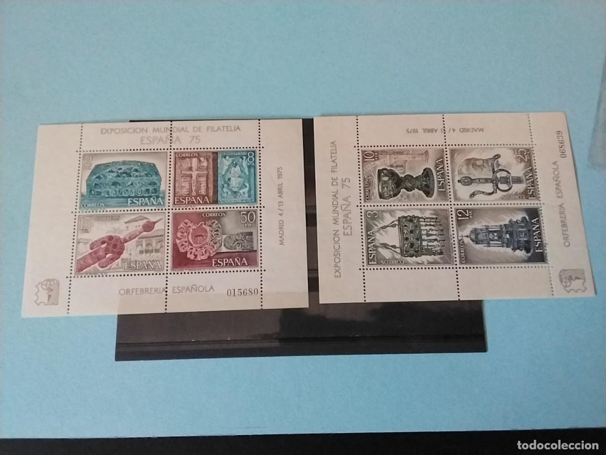 Sellos: Lote hojas bloque Espa&ntilde;a - Foto 1
