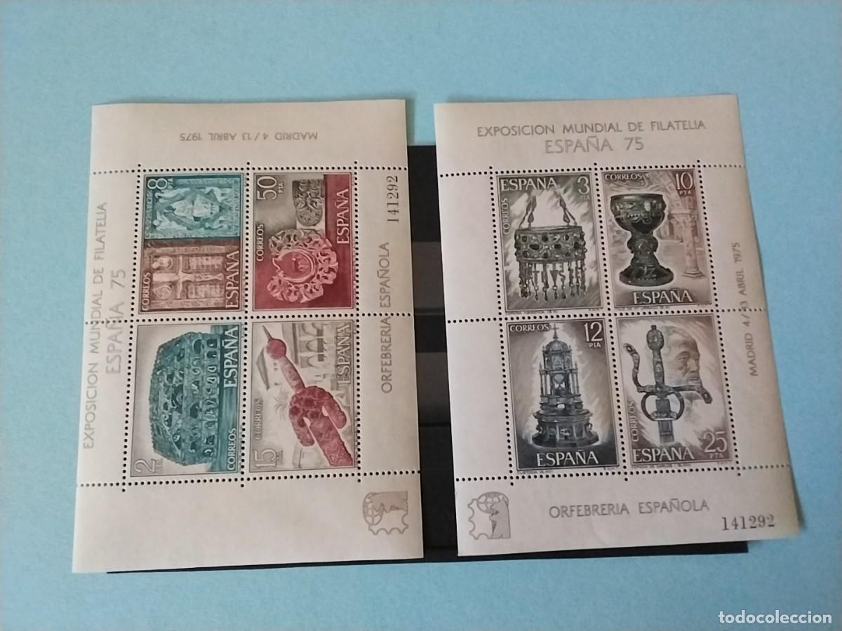 Sellos: Lote hojas bloque Espa&ntilde;a - Foto 1