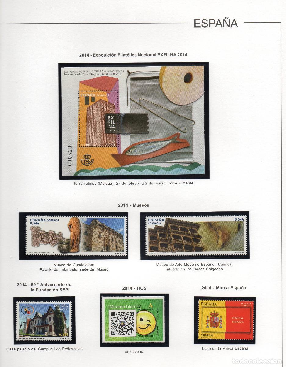 Sellos: COLECCI&Oacute;N DE SELLOS A&Ntilde;O 2014 - Foto 1