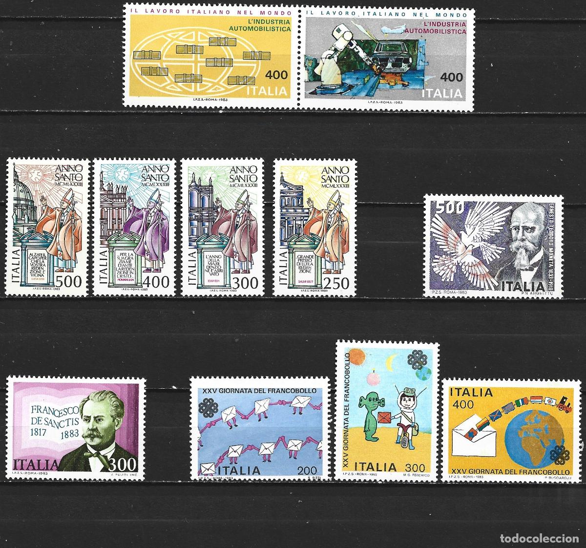 Sellos: ITALIA 1983 CONJUNTO DE SERIES NUEVAS ** VALOR CAT. 12,50 EUROS