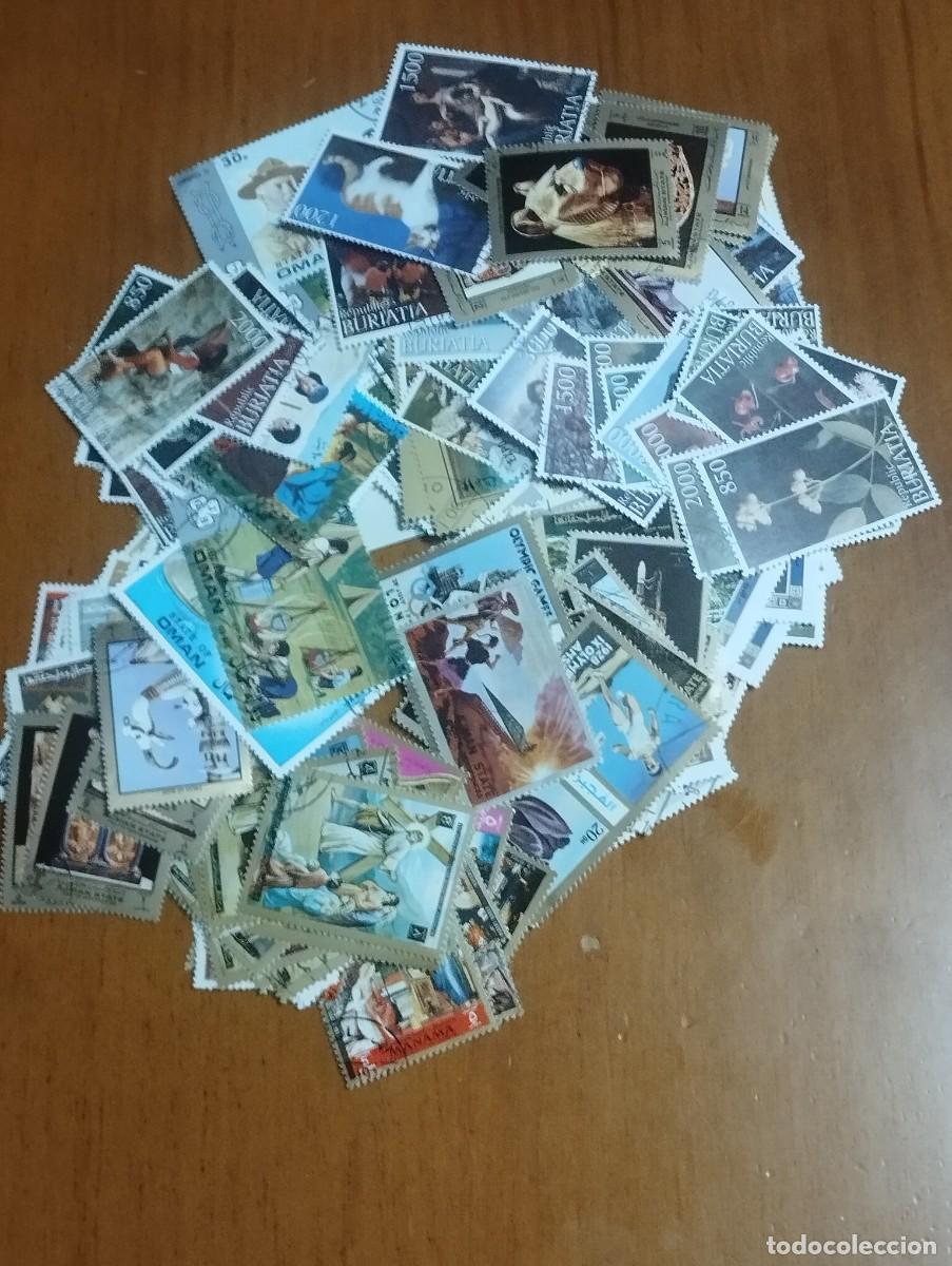 Sellos: L73. Lote de 200 sellos diferentes en usado