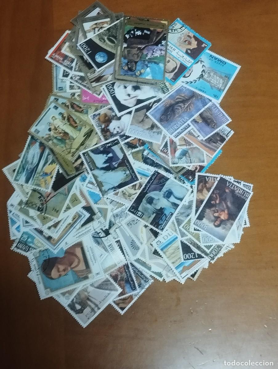 Sellos: L74. Lote de 200 sellos diferentes en usado