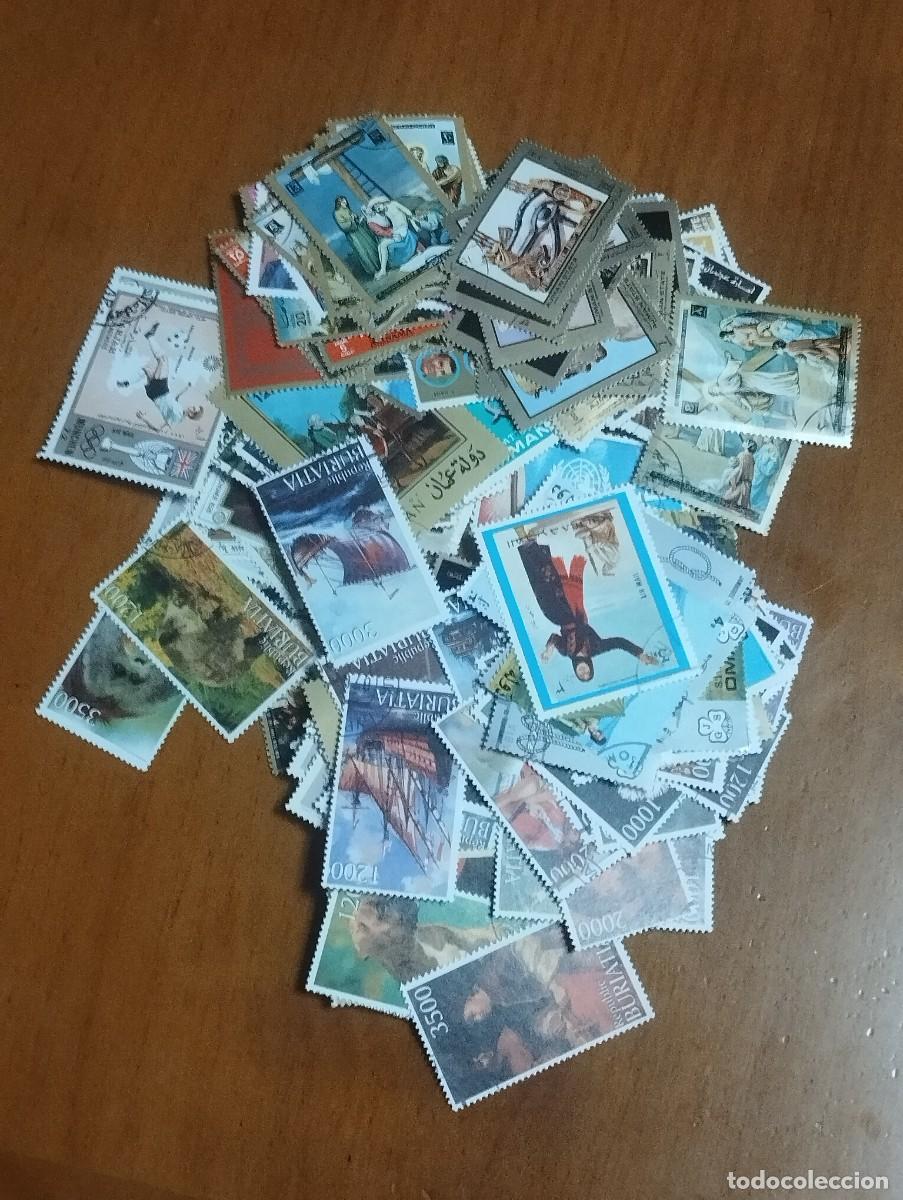 Timbres: L79. Lote de 200 sellos diferentes en usado
