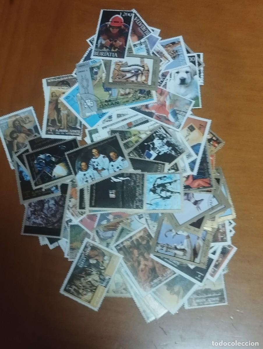 Timbres: L80. Lote de 200 sellos diferentes en usado