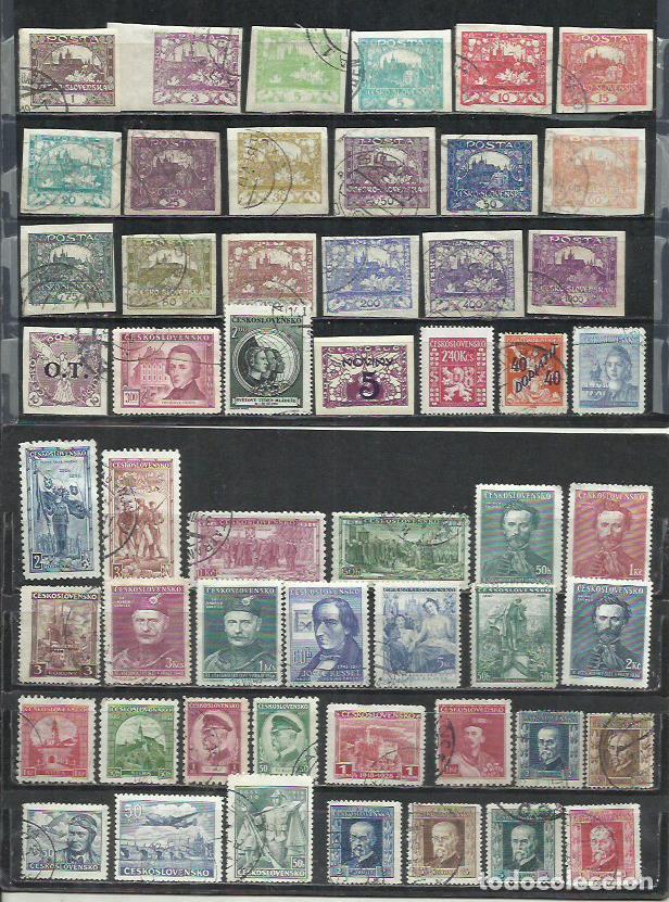 Sellos: G417G-LOTE ANTIGUOS SELLOS CHECOSLOVAQUIA,SIN TASAR,SIN REPETIDOS,BUENA CALIDAD,VEA FOTO REAL REAL.