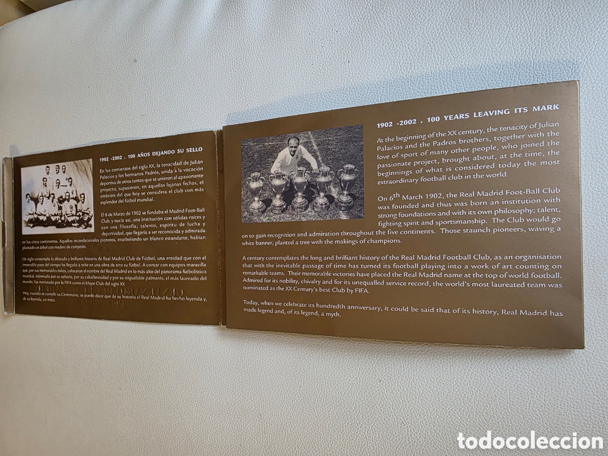 Sellos: Pack centenario Real Madrid 1902-2002 - Foto 2