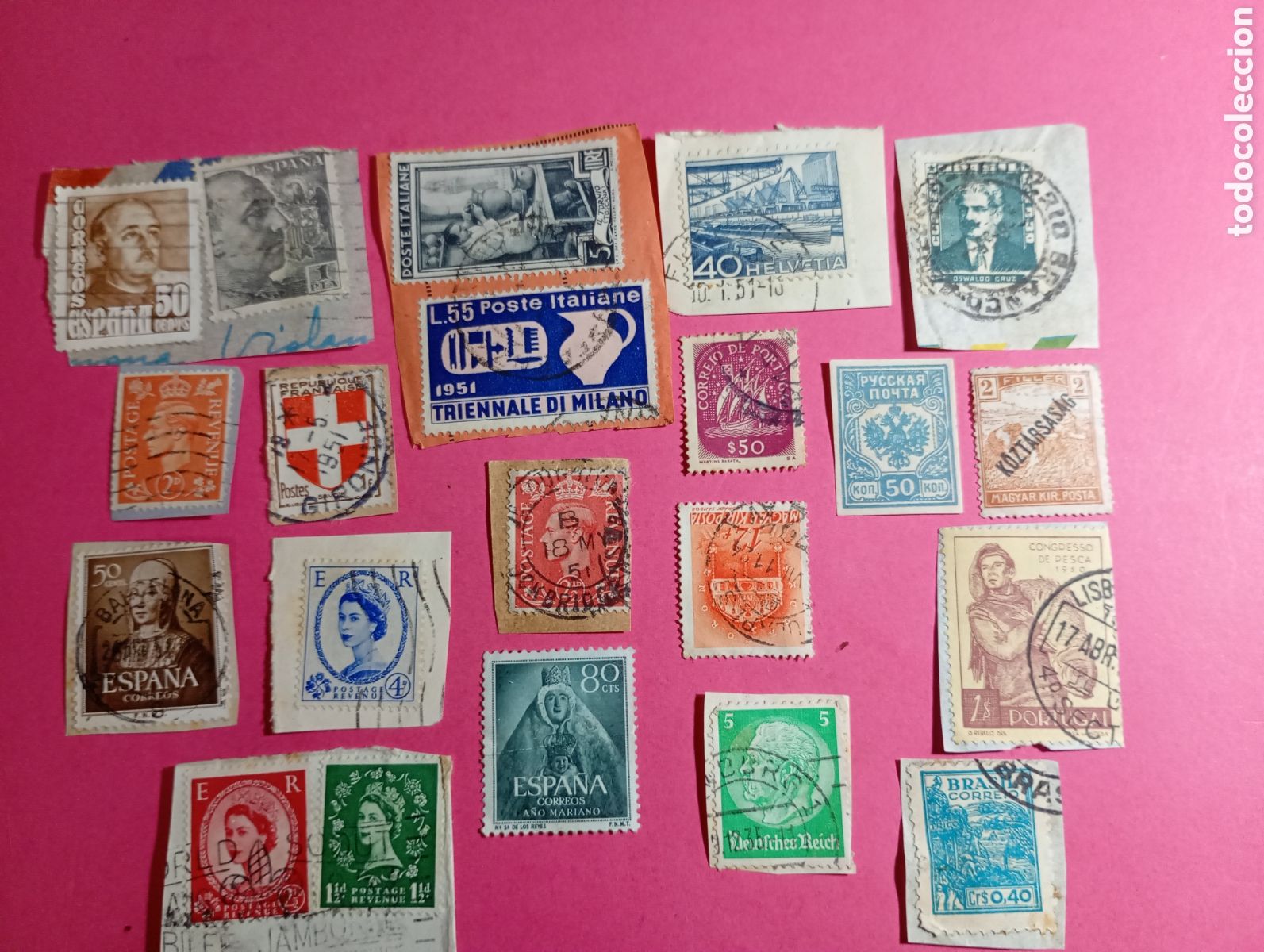 Sellos: VINTAGE SELLOS PAISES VARIOS LOTE 60 SELLOS CON PEQUE&Ntilde;A SORPRESA ...MUY BUEN PRECIO VER FOTOS REA7