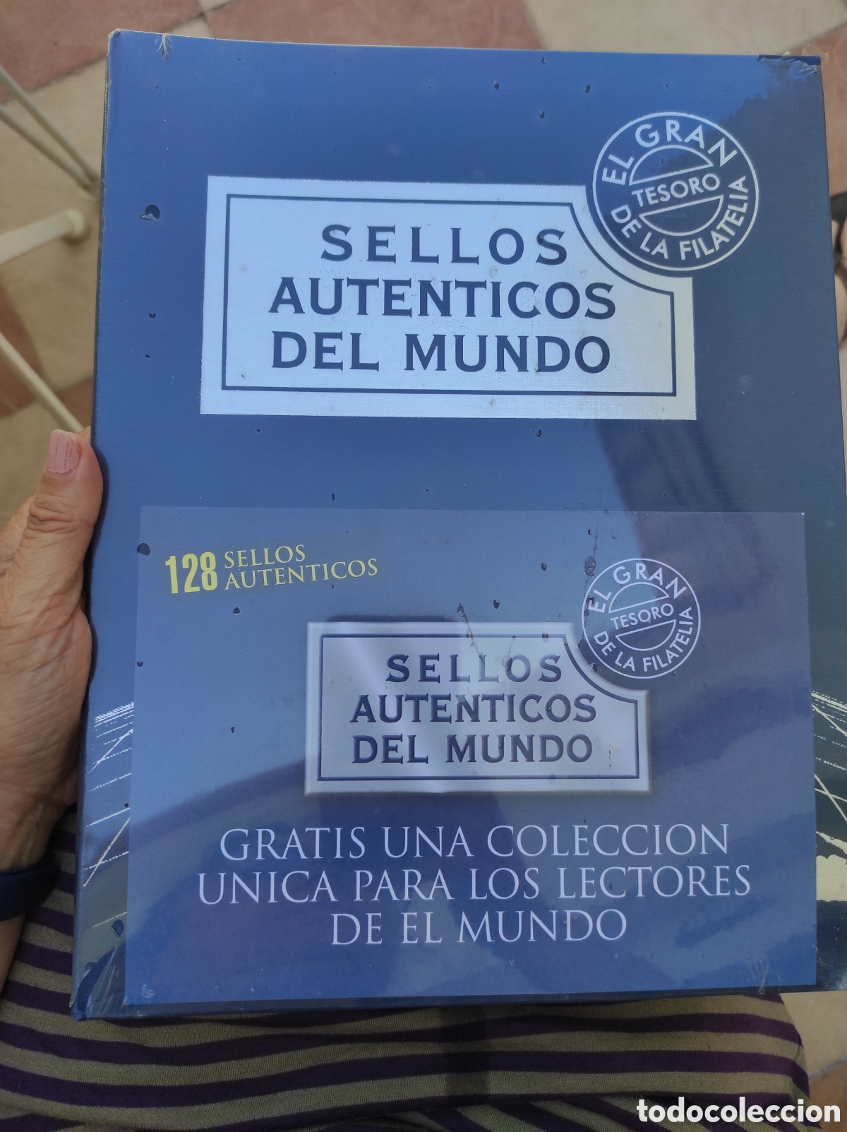 Sellos: Colecci&oacute;n &rdquo;Sellos Aut&eacute;nticos del Mundo&rdquo;, subtitulada &rdquo;El Gran Tesoro de la Filatelia&rdquo;