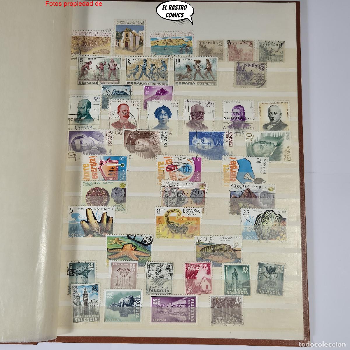 Sellos: Album con sellos de Espa&ntilde;a, muchas colecciones y lotes, se vende lo que se ve en las fotos