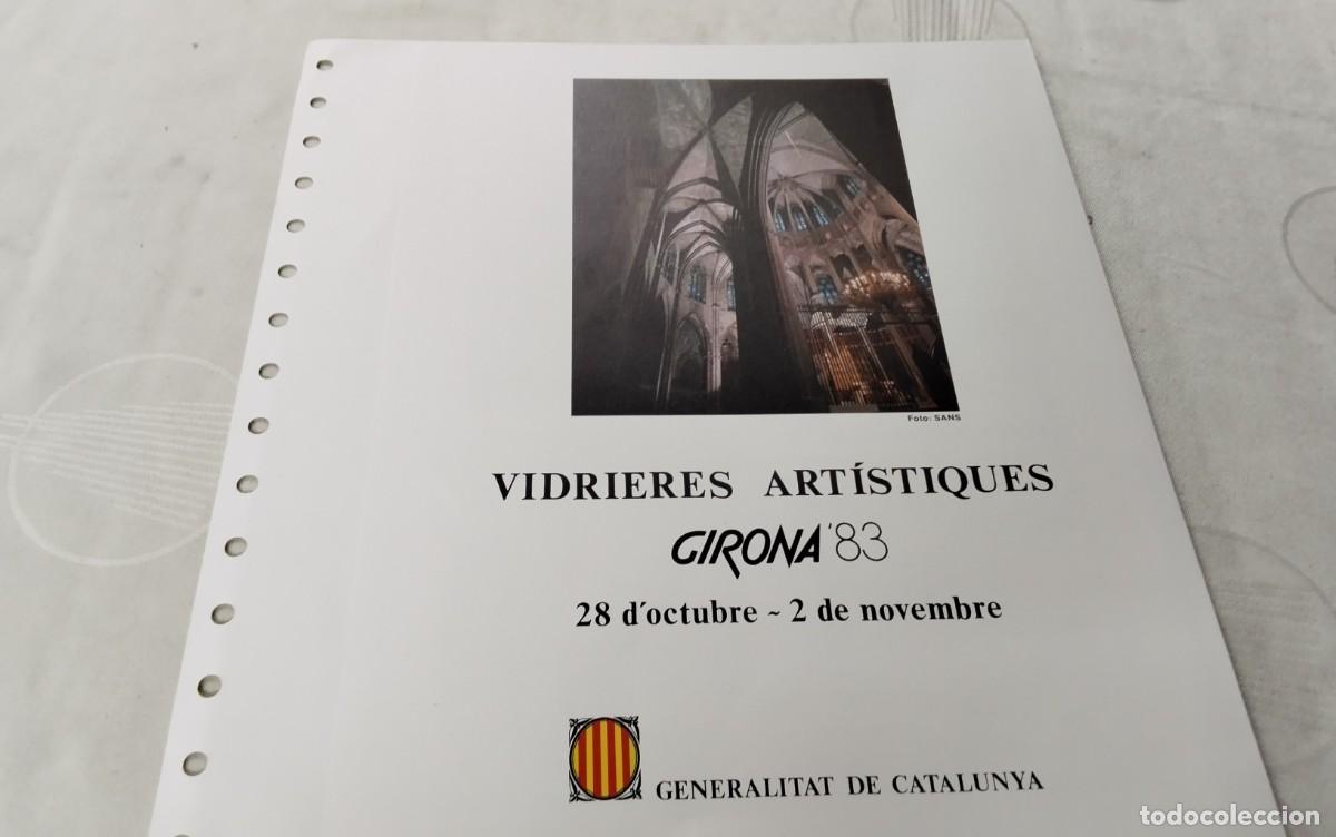 Sellos: GIRONA , DOCUMENTO FILATELICO N&ordm; 3 EMITIDO POR LA GENERALITAT DE CATALU&Ntilde;A , VER COMPOSICION