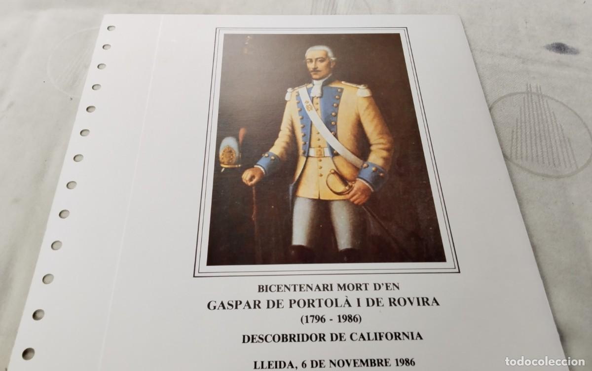 Sellos: LERIDA , DOCUMENTO FILATELICO N&ordm; 11 EMITIDO POR LA GENERALITAT DE CATALU&Ntilde;A , VER COMPOSICION