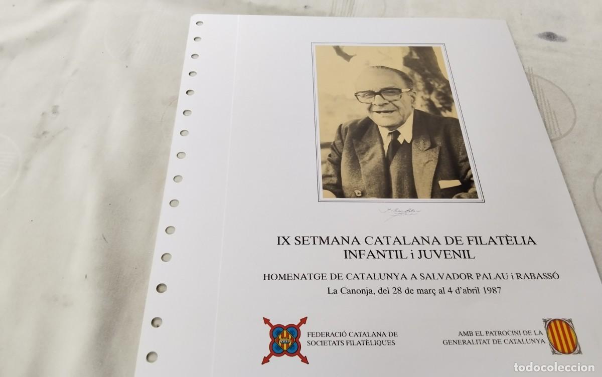 Sellos: LA CANONJA , DOCUMENTO FILATELICO N&ordm; 12 EMITIDO POR LA GENERALITAT DE CATALU&Ntilde;A , VER COMPOSICION