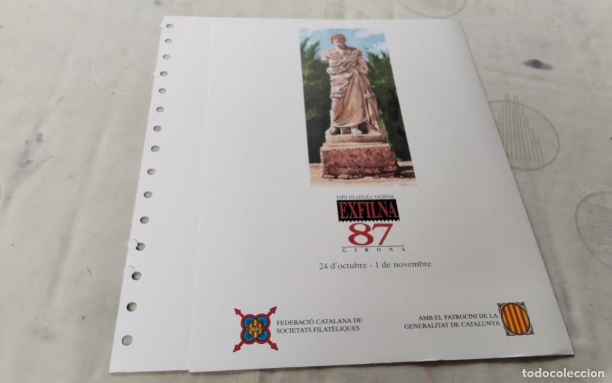 Sellos: GIRONA , DOCUMENTO FILATELICO N&ordm; 15 , EMITIDO POR LA GENERALITAT DE CATALU&Ntilde;A , VER COMPOSICION