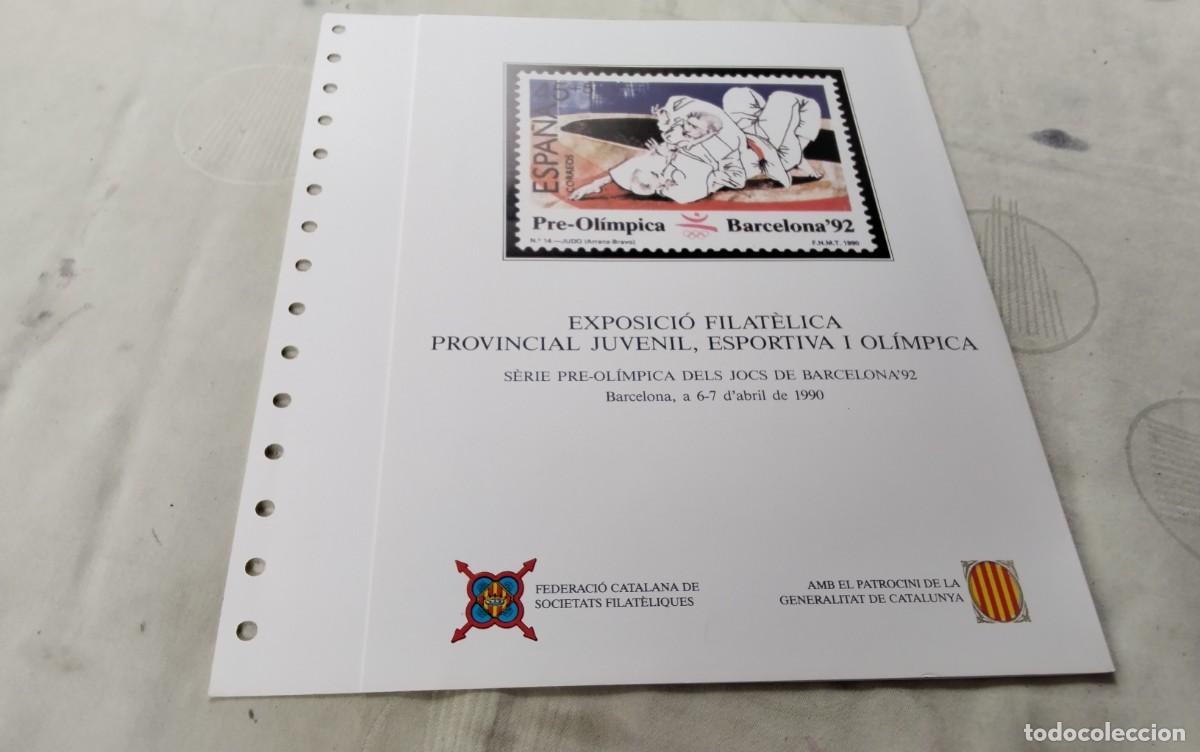 Sellos: BARCELONA , DOCUMENTO FILATELICO N&ordm; 19 EMITIDO POR LA GENERALITAT DE CATALU&Ntilde;A , VER COMPOSICION