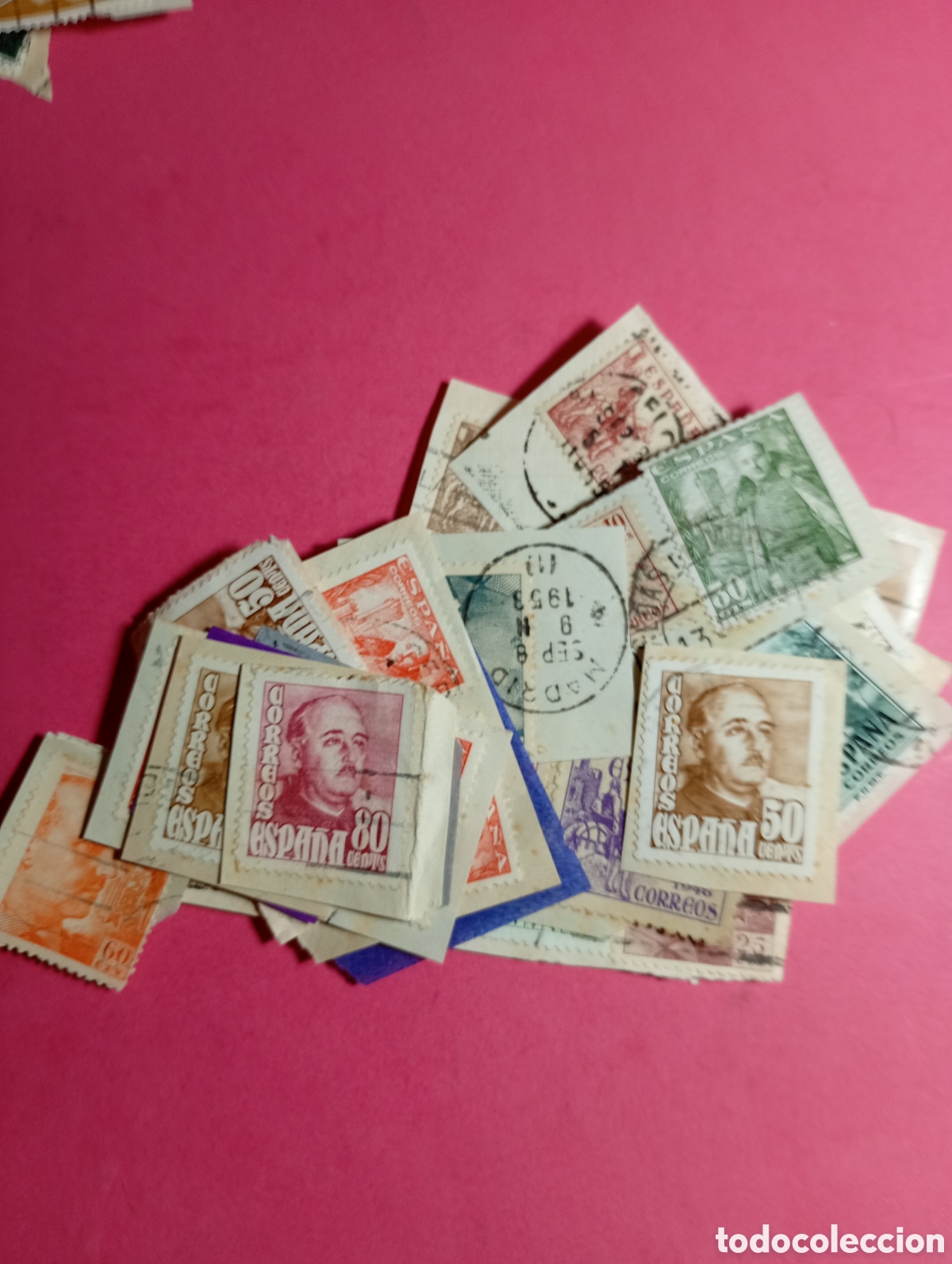 Sellos: VINTAGE ANTIGUO LOTE M&Aacute;S DE 200 SELLOS USADOS DE FRANCO TIPOS Y FACIALES DIVERSOS ver fotos...