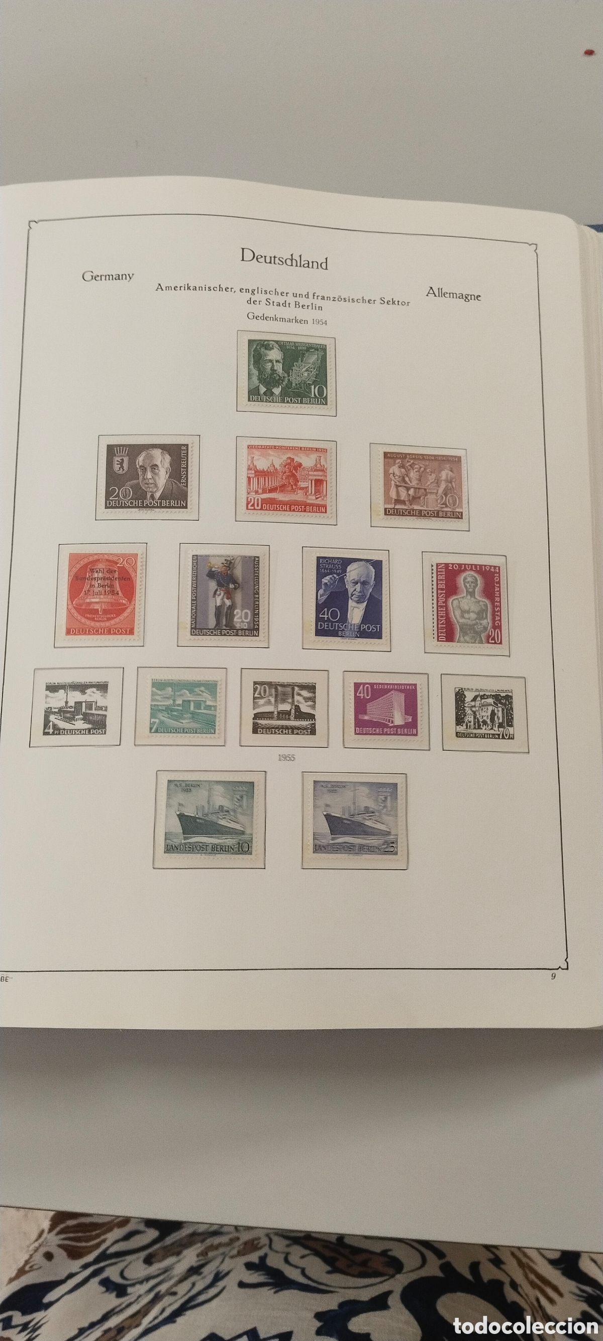 Sellos: Colecci&oacute;n de Berl&iacute;n 1954/1990 - Foto 2