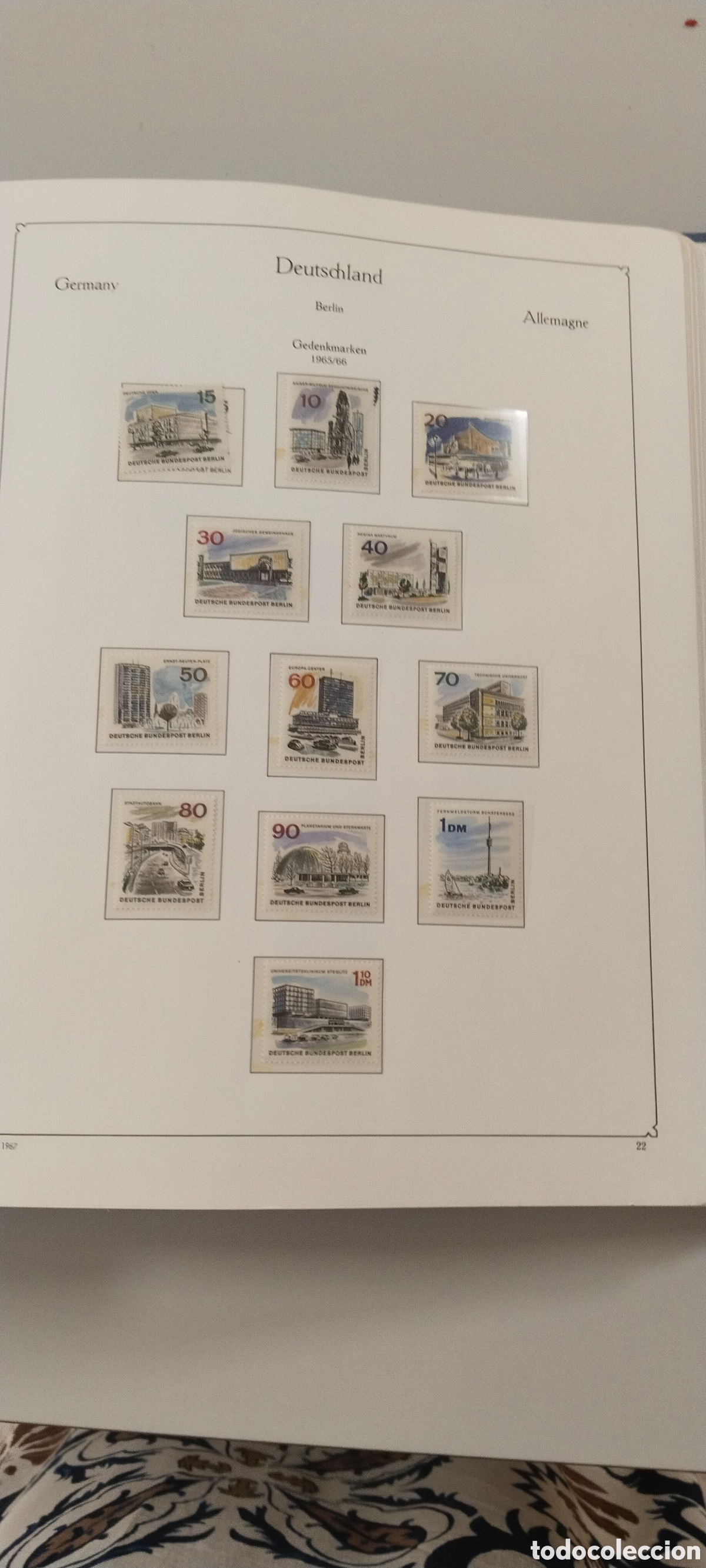 Sellos: Colecci&oacute;n de Berl&iacute;n 1954/1990 - Foto 3