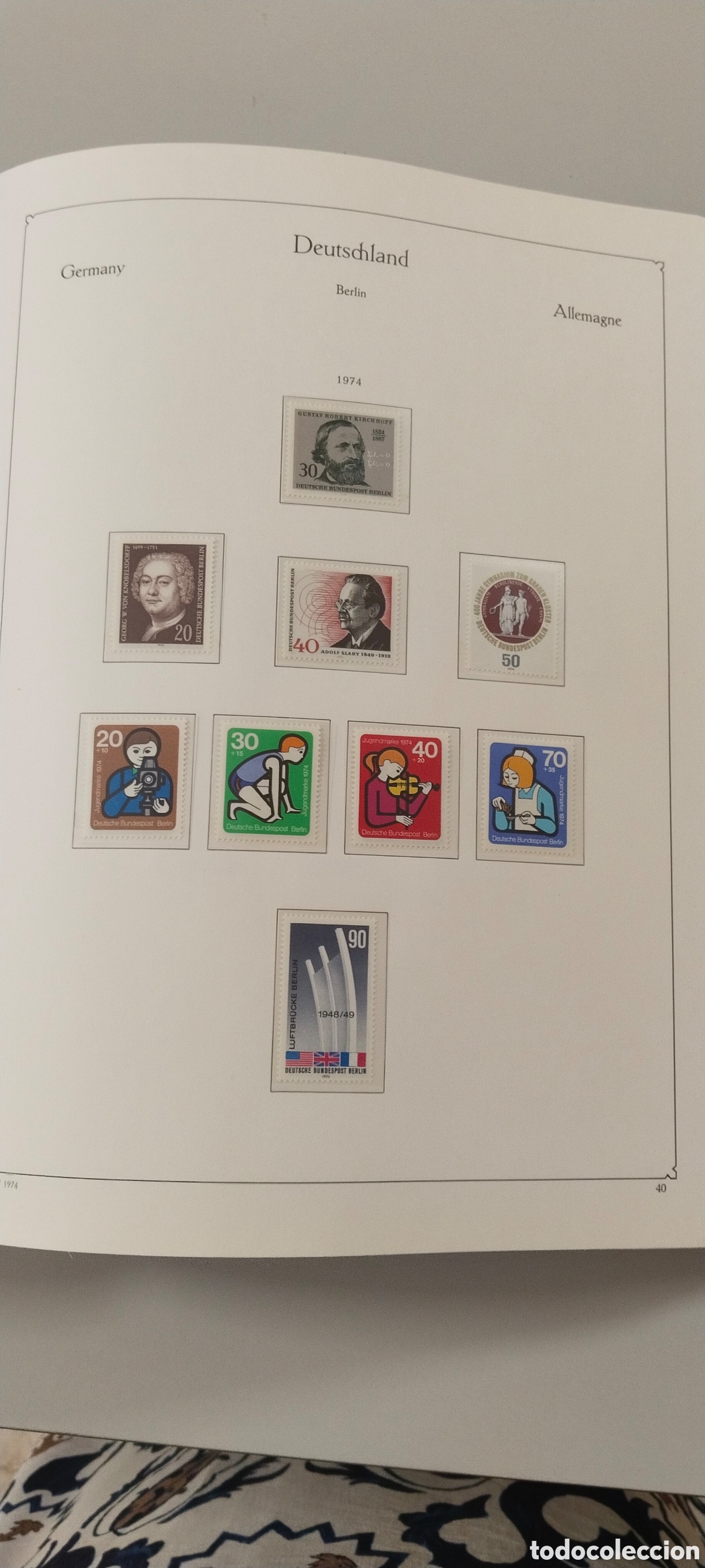 Sellos: Colecci&oacute;n de Berl&iacute;n 1954/1990 - Foto 4