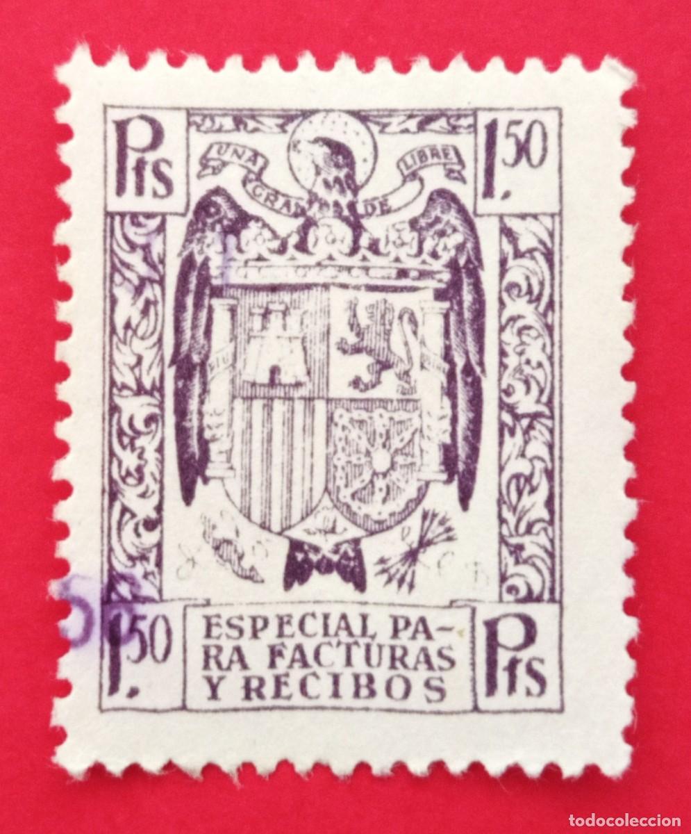 Sellos: SELLO ESPA&Ntilde;A. SELLO/TIMBRE FISCAL ESPECIAL PARA FACTURAS Y RECIBOS (1,50 PTS.)