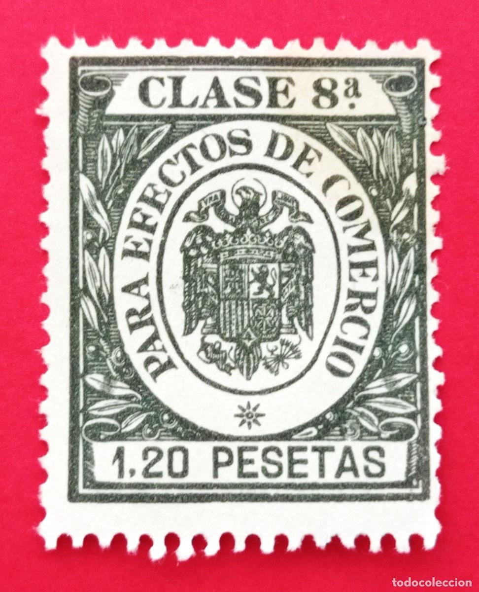 Sellos: SELLO ESPA&Ntilde;A. SELLO/TIMBRE FISCAL PARA EFECTOS DE COMERCIO. Clase 8&ordf; (1,20 PESETAS)