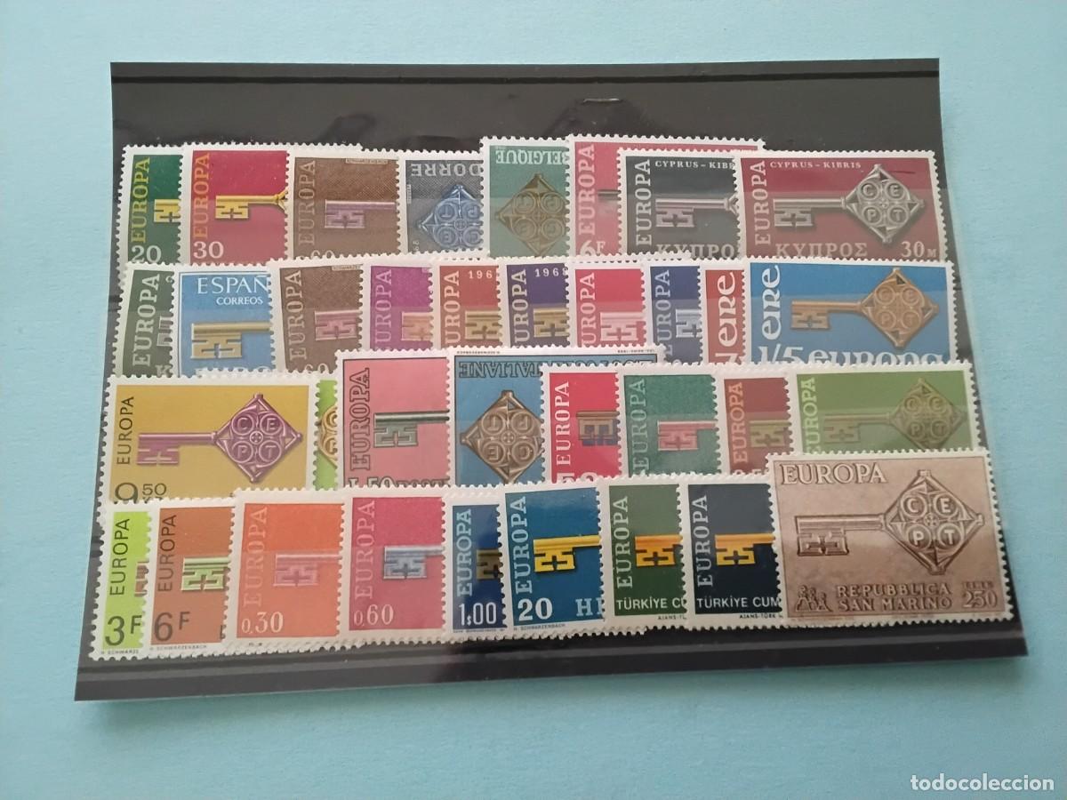 Sellos: Sellos Europa 1968 completo